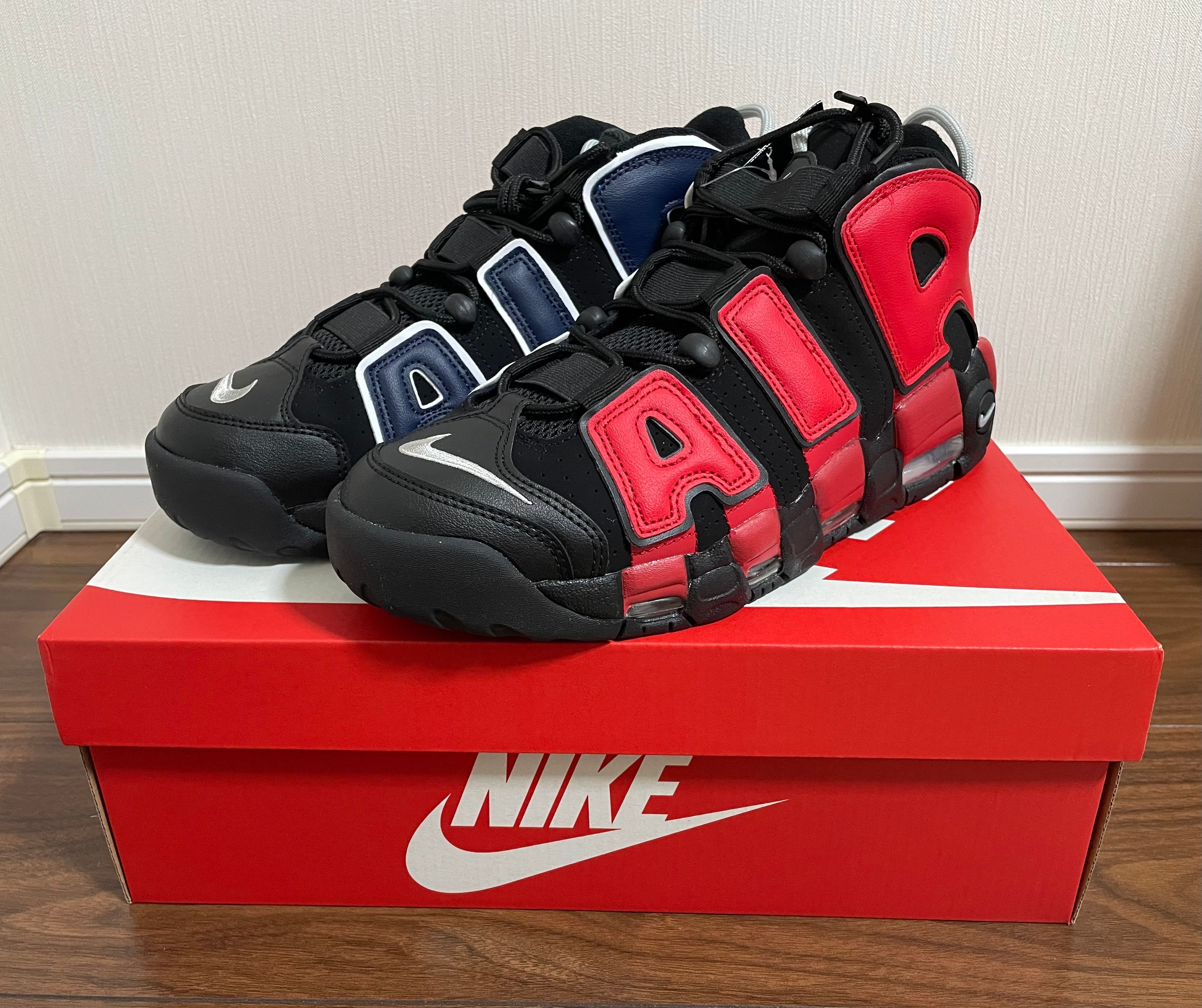 Nike Air More Uptempo '96 "Black and University Red"