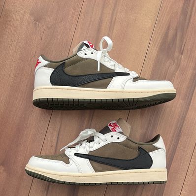 Travis Scott × Nike Air Jordan 1 Low OG SP "Reverse Olive"