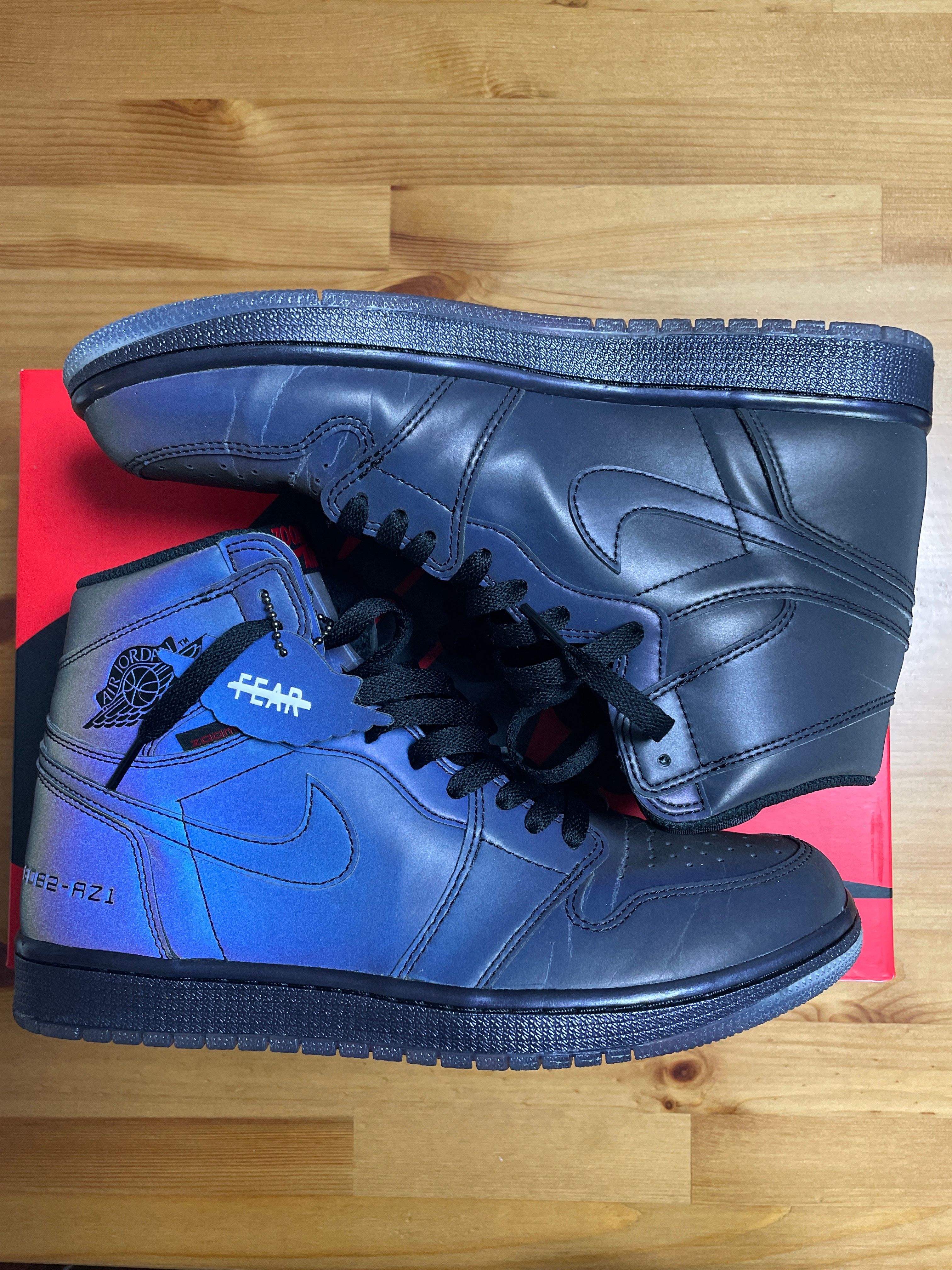 Nike Air Jordan 1 High Zoom Fearless "Multi Color/Varsity Red/Black"