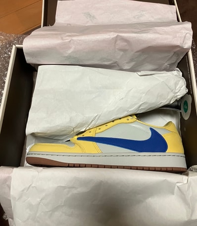 Travis Scott × Nike Women's Air Jordan 1 Retro Low OG "Canary"