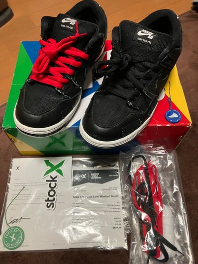 Wasted Youth × Nike SB Dunk Low "Black Denim" / VERDY