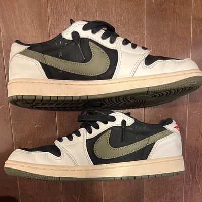 Travis Scott × Nike Women's Air Jordan 1 Low OG "Medium Olive"