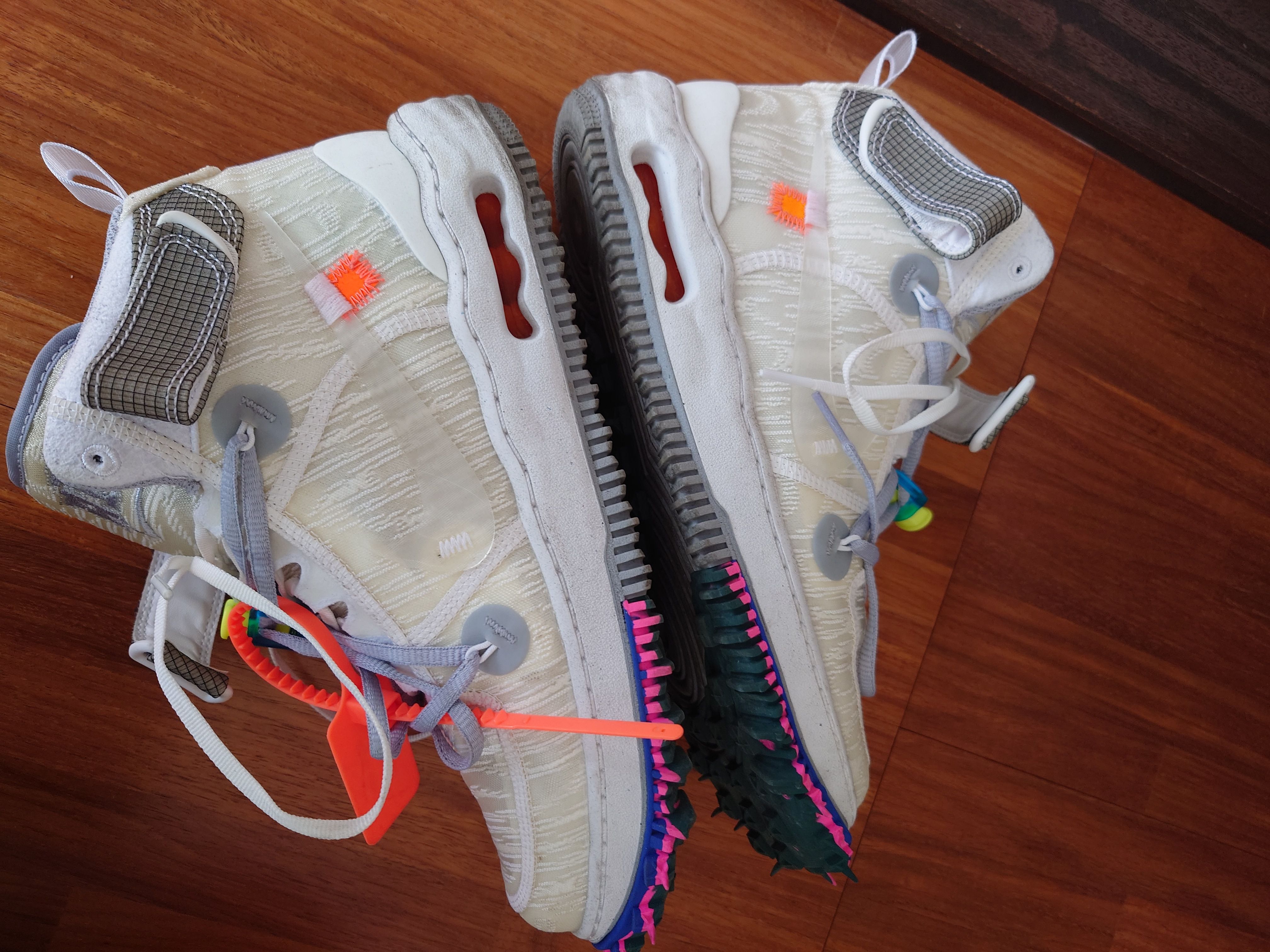 Off-White × Nike Air Force 1 Mid "White"