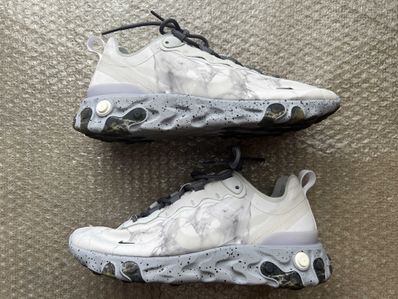 KENDRICK LAMAR×NIKE REACT ELEMENT 55 "PURE PLATINUM/CLEAR-WOLF GREY-BLACK"