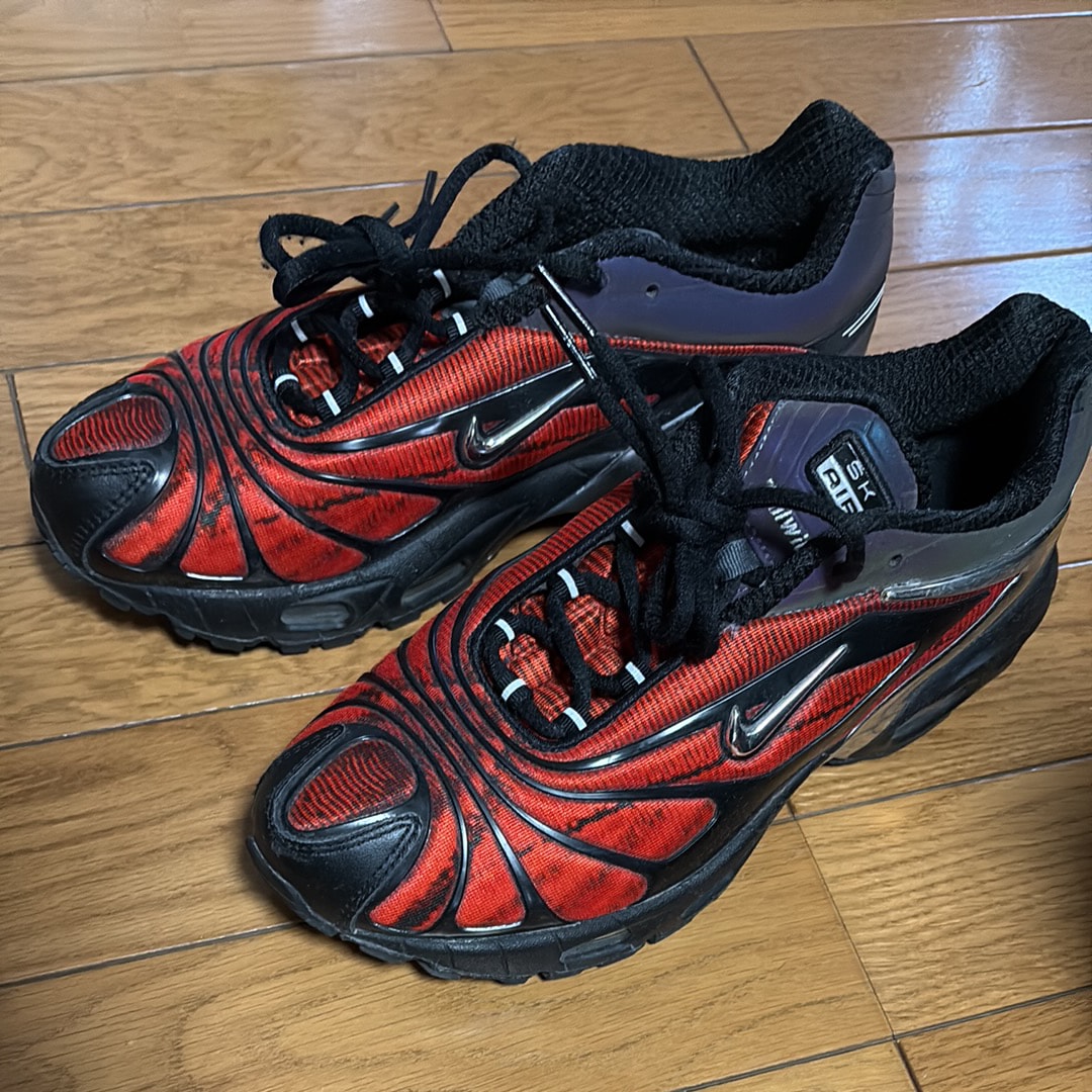 スケプタ × ナイキエアマックス テイルウィンド5 "ブラック/クロームレッド"