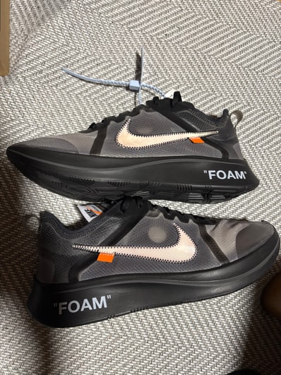 Off-White × Nike Zoom Fly "Black"