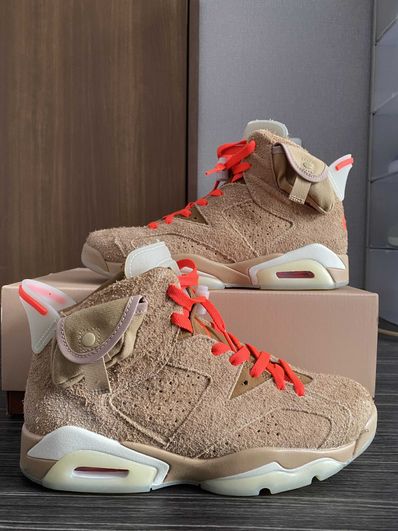 Travis Scott × Nike Air Jordan 6 "British Khaki"