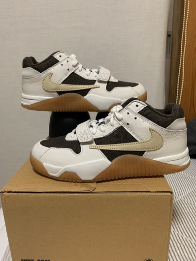 Travis Scott × Nike PS Jordan Jumpman Jack TR "Sail and Dark Mocha"