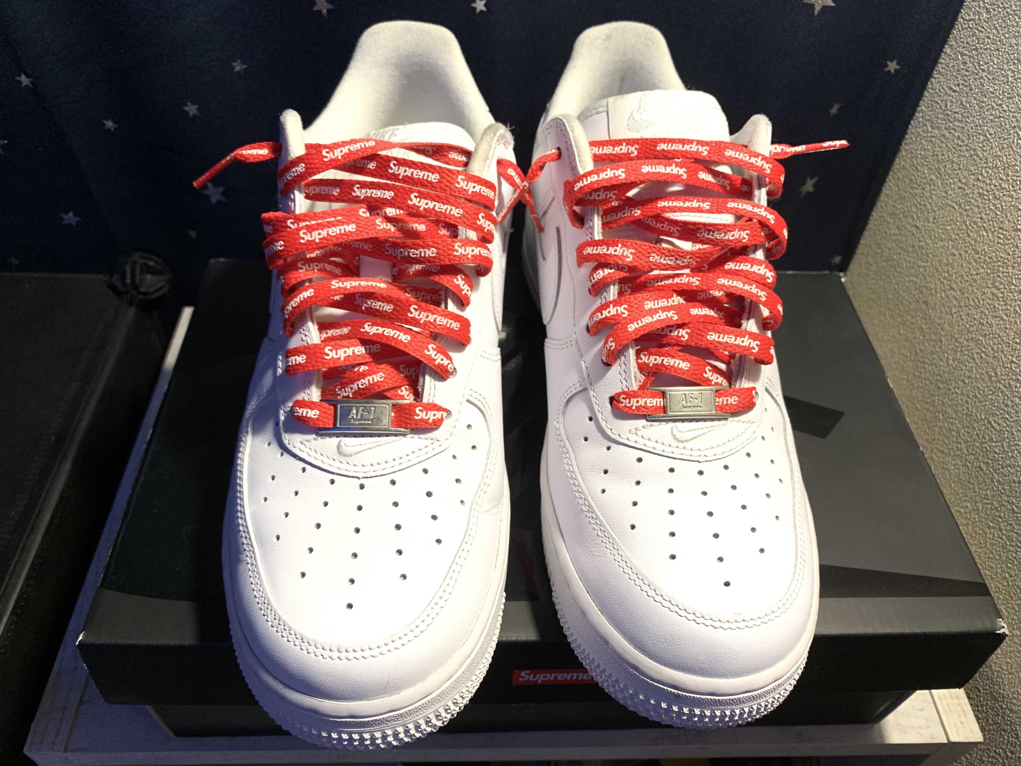 Supreme × Nike Air Force 1 Low "White"