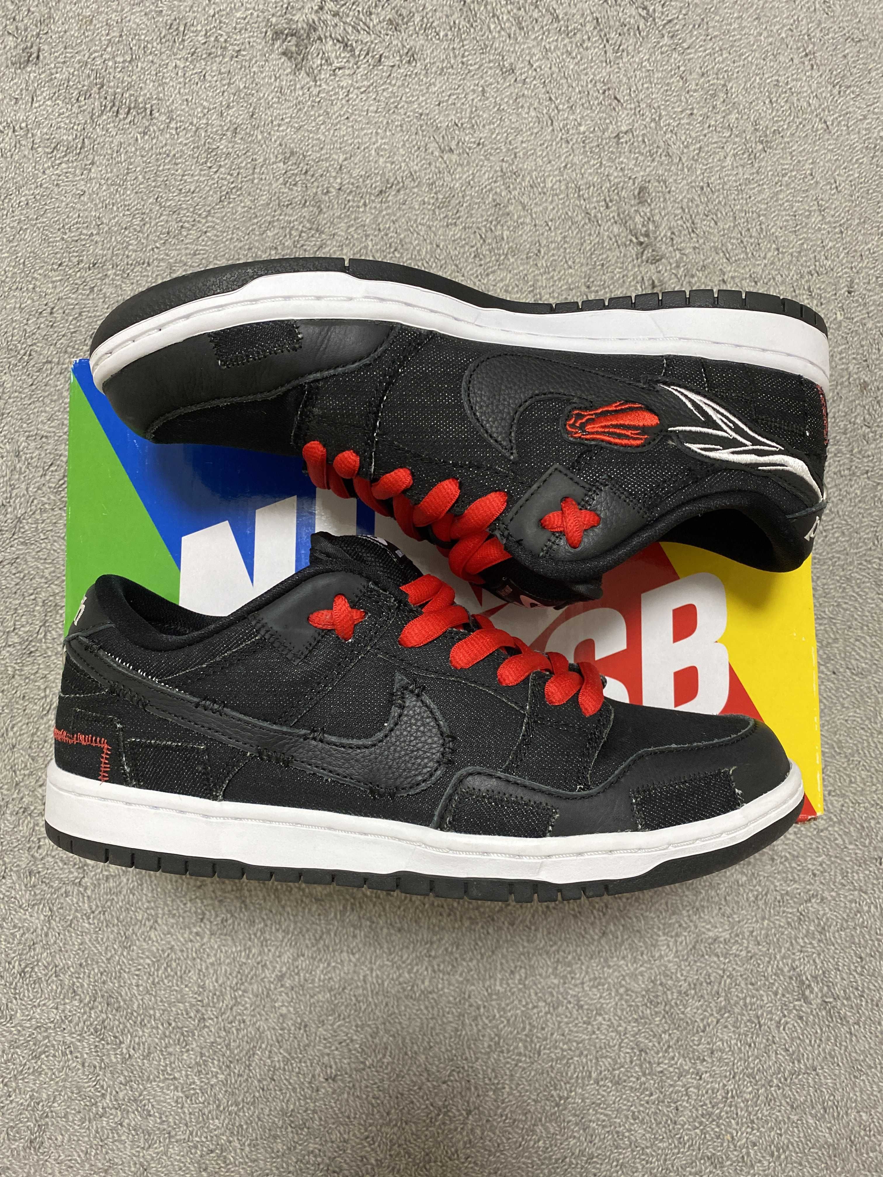 Wasted Youth × Nike SB Dunk Low "Black Denim" / VERDY