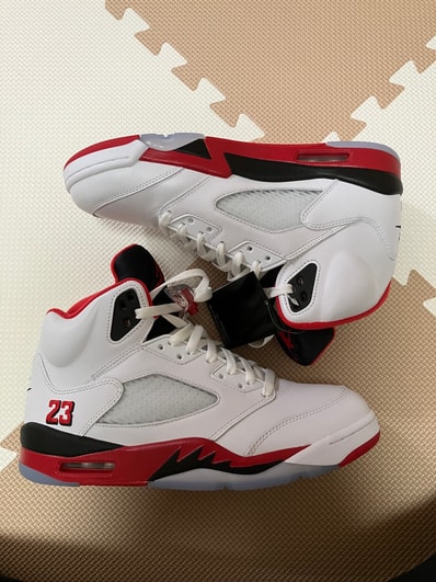 Nike Air Jordan 5 Retro OG "Fire Red/Black Tongue" (2025)