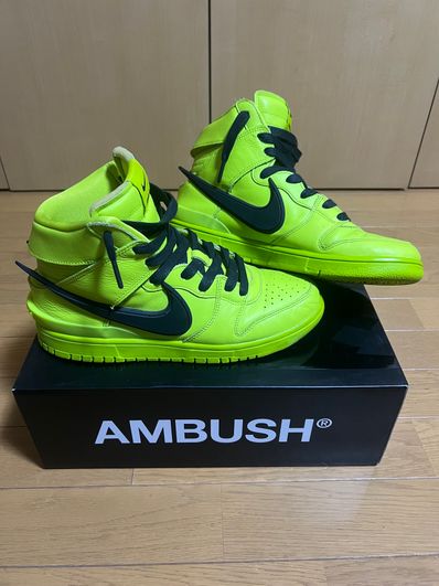 AMBUSH × NIKE DUNK HIGH "FLASH LIME"