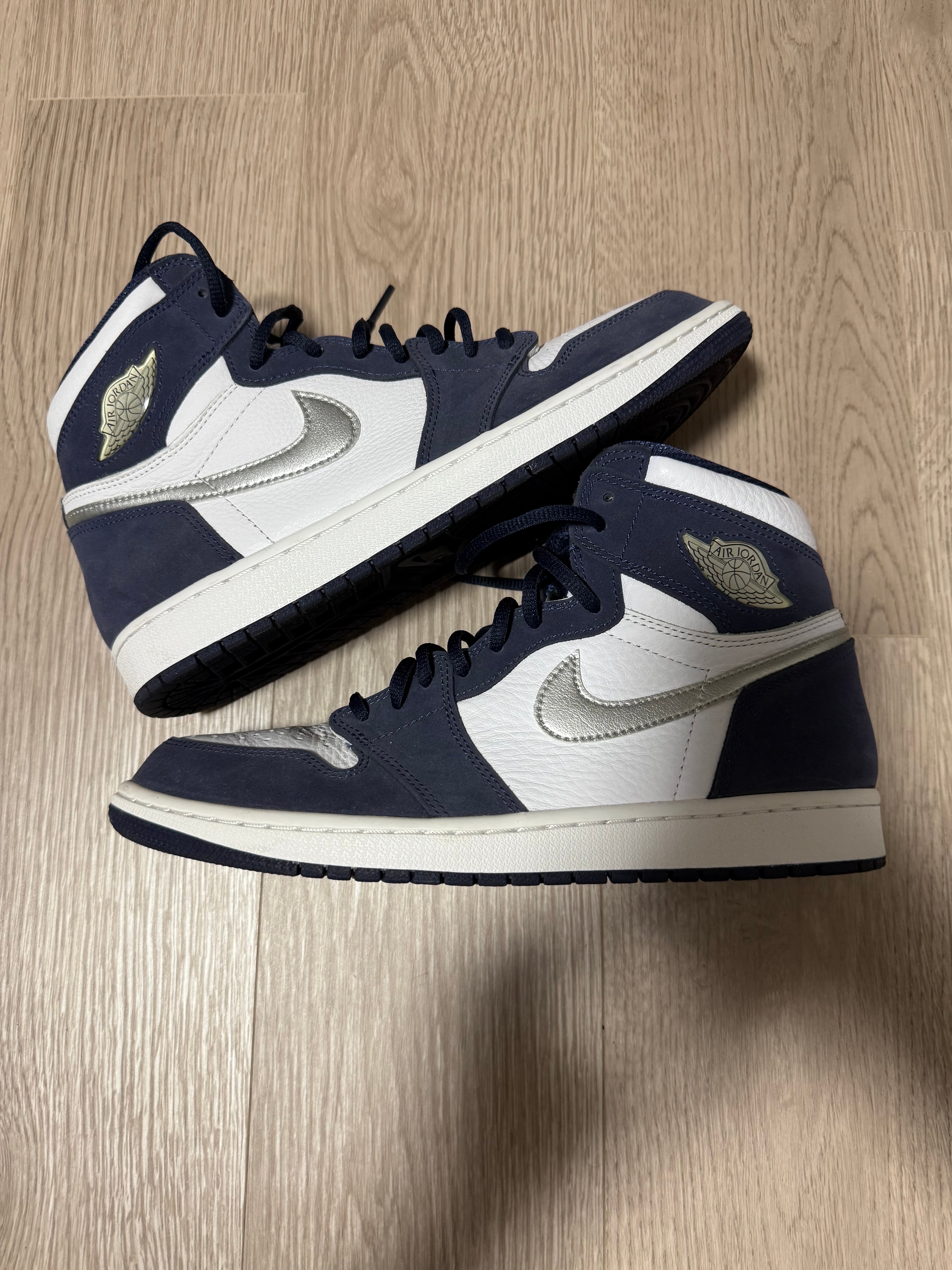 Nike Air Jordan 1 High OG CO.JP "White/Midnight Navy" (2020) (Standard Box)