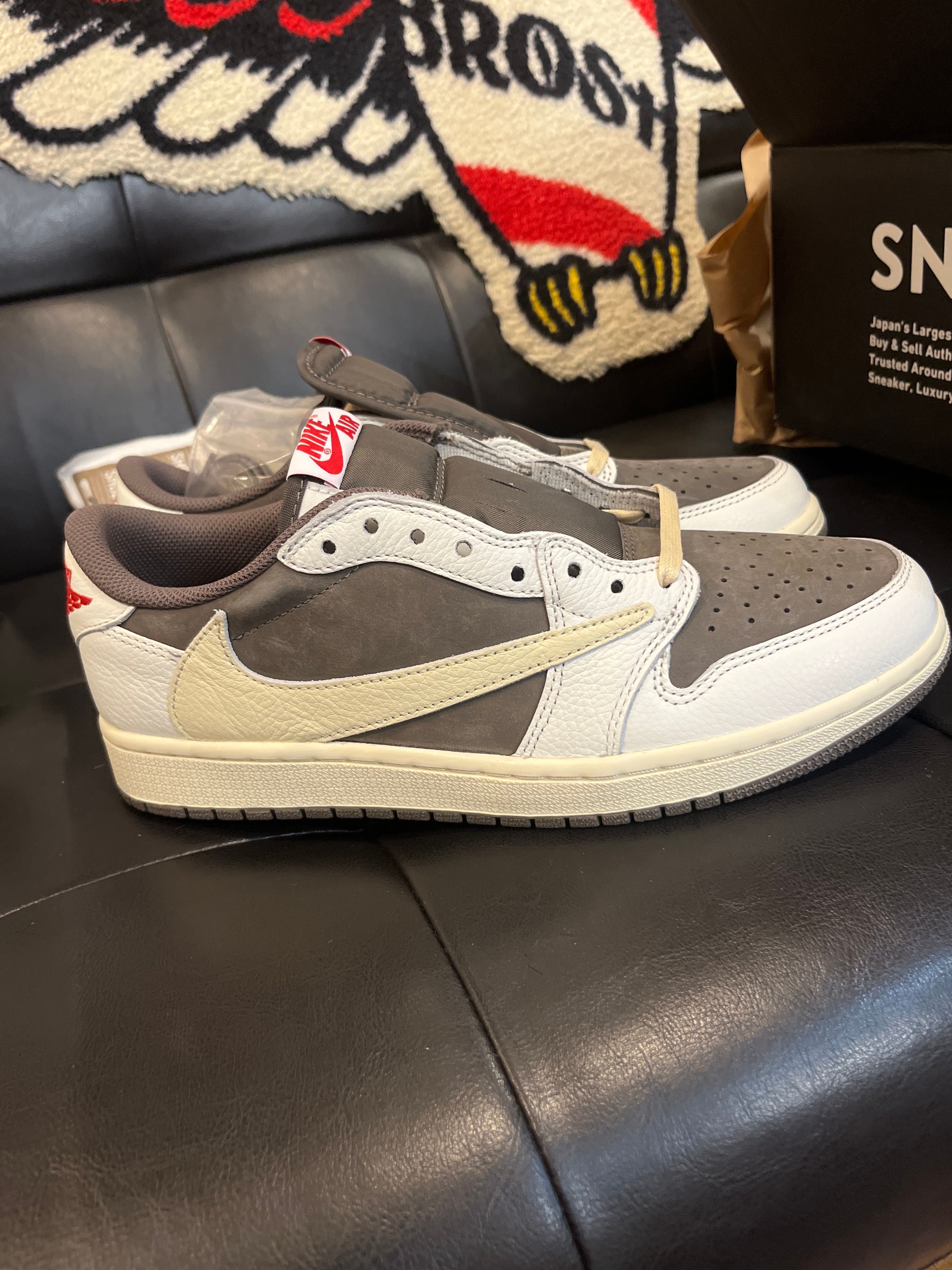 Travis Scott × Nike Air Jordan 1 Low OG SP "Reverse Mocha/Sail and Ridgerock"