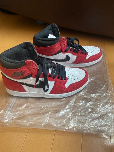 Spiderman × Nike Air Jordan 1 Origin Story "Gym Red/White/Photo Blue/Black"