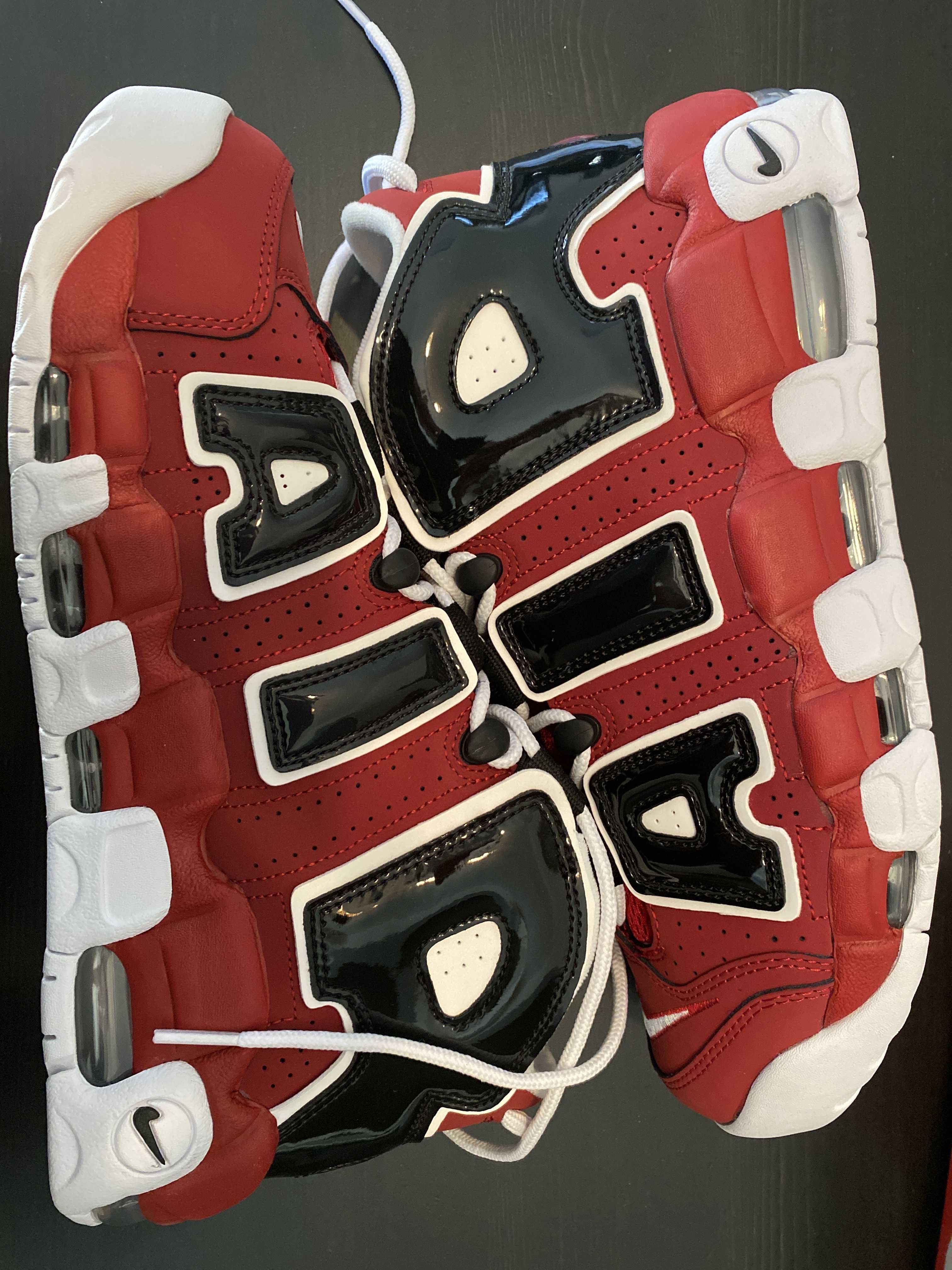 Nike Air More Uptempo ’96 "Black and Varsity Red" (2021)