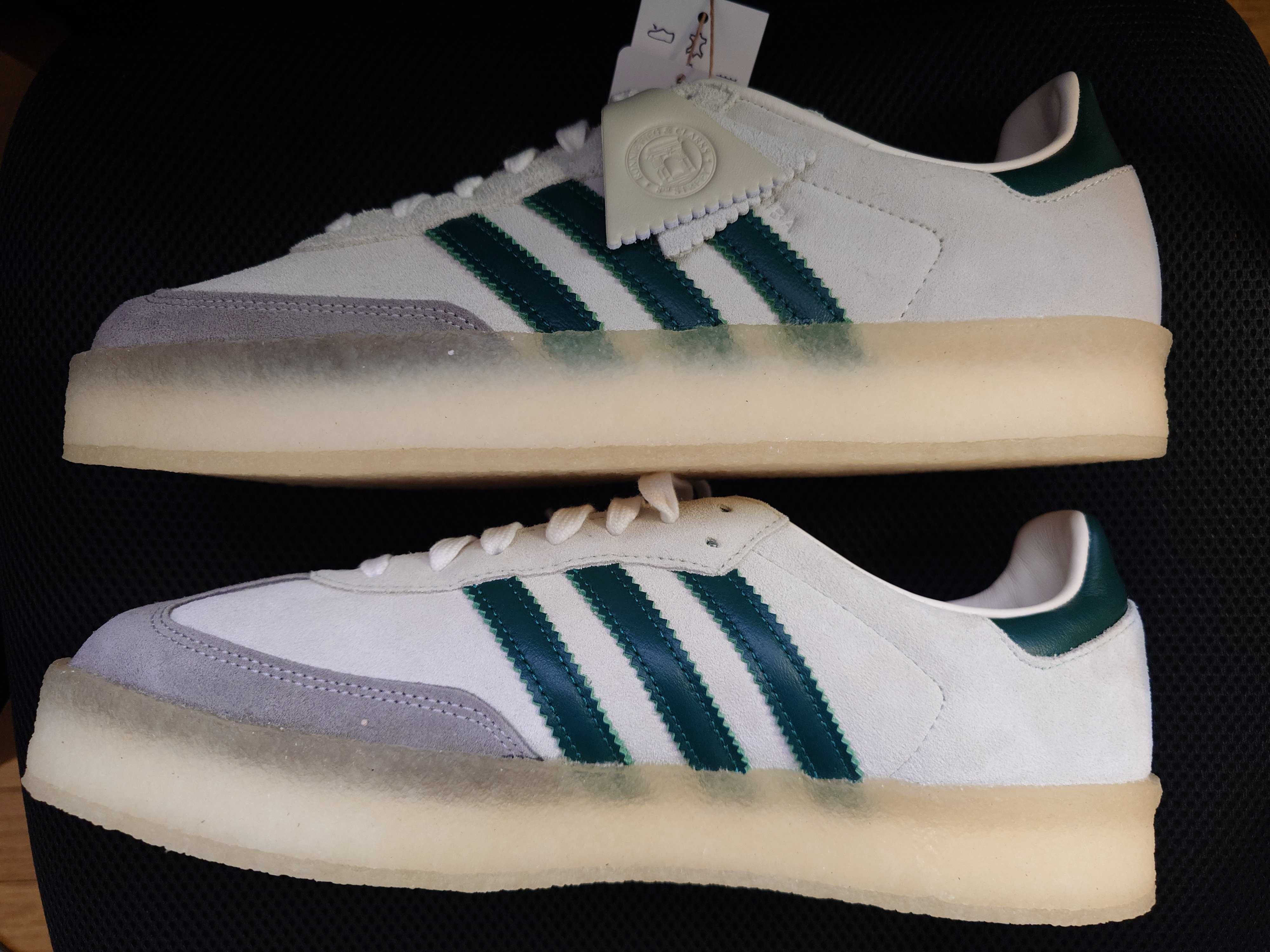 Ronnie Fieg × Clarks × adidas Samba "White/Green"