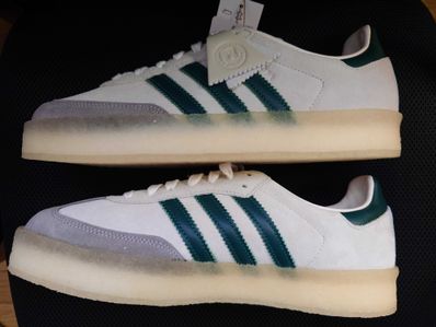 Ronnie Fieg × Clarks × adidas Samba "White/Green"