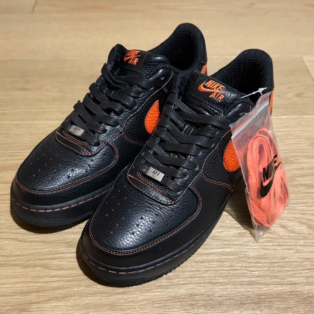 VLONE × Nike Air Force 1 Low "Black/Orange Blaze"