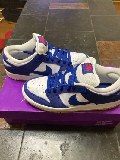 Nike SB Dunk Low "Los Angeles Dodgers/Deep Royal Blue"