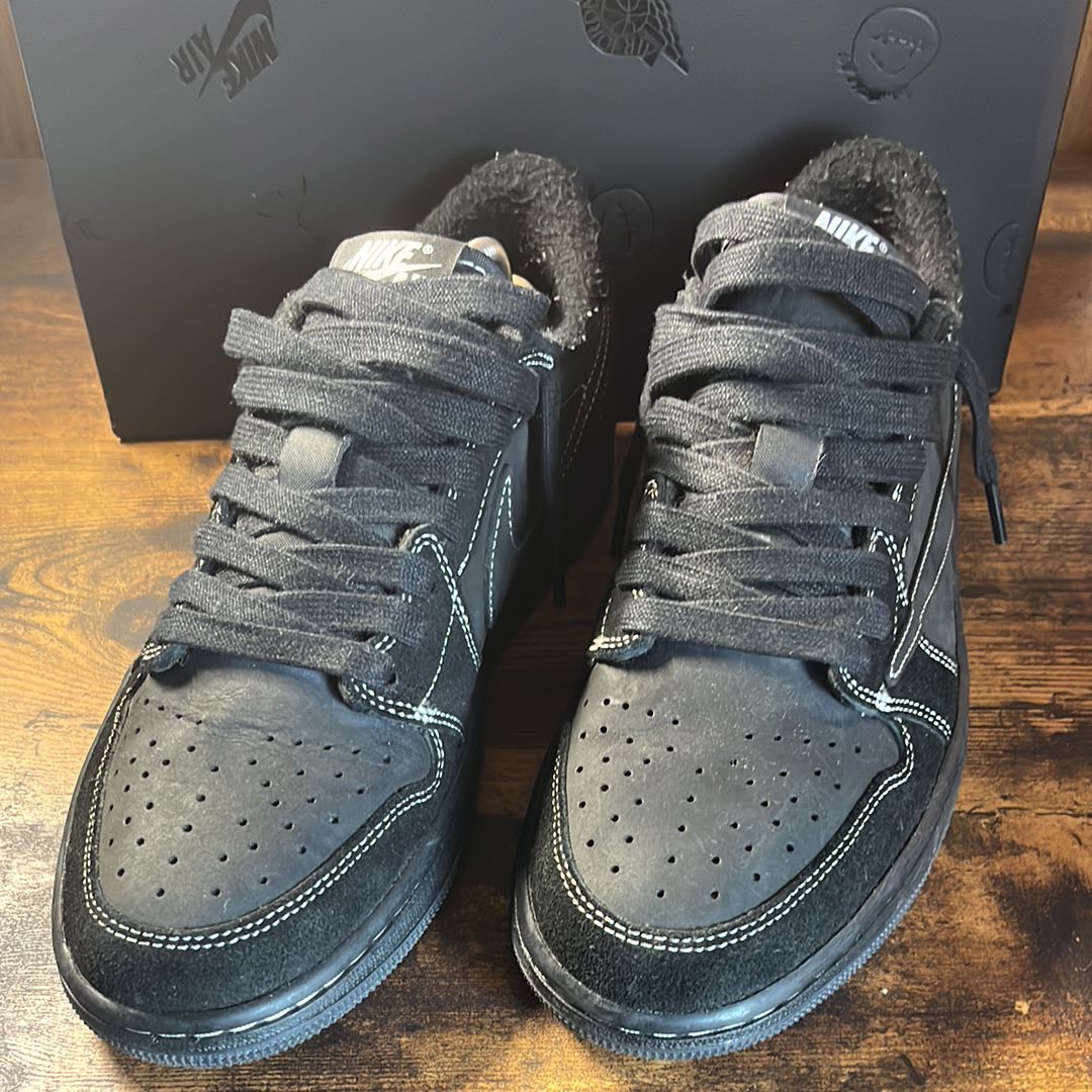 Travis Scott × Nike Air Jordan 1 Low OG SP "Black Phantom"