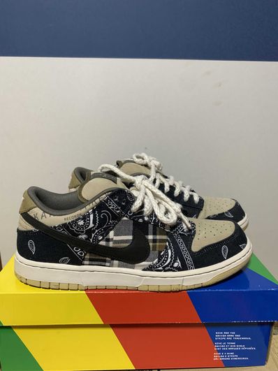 Travis Scott × Nike SB Dunk Low "Black/Parachute Beige"