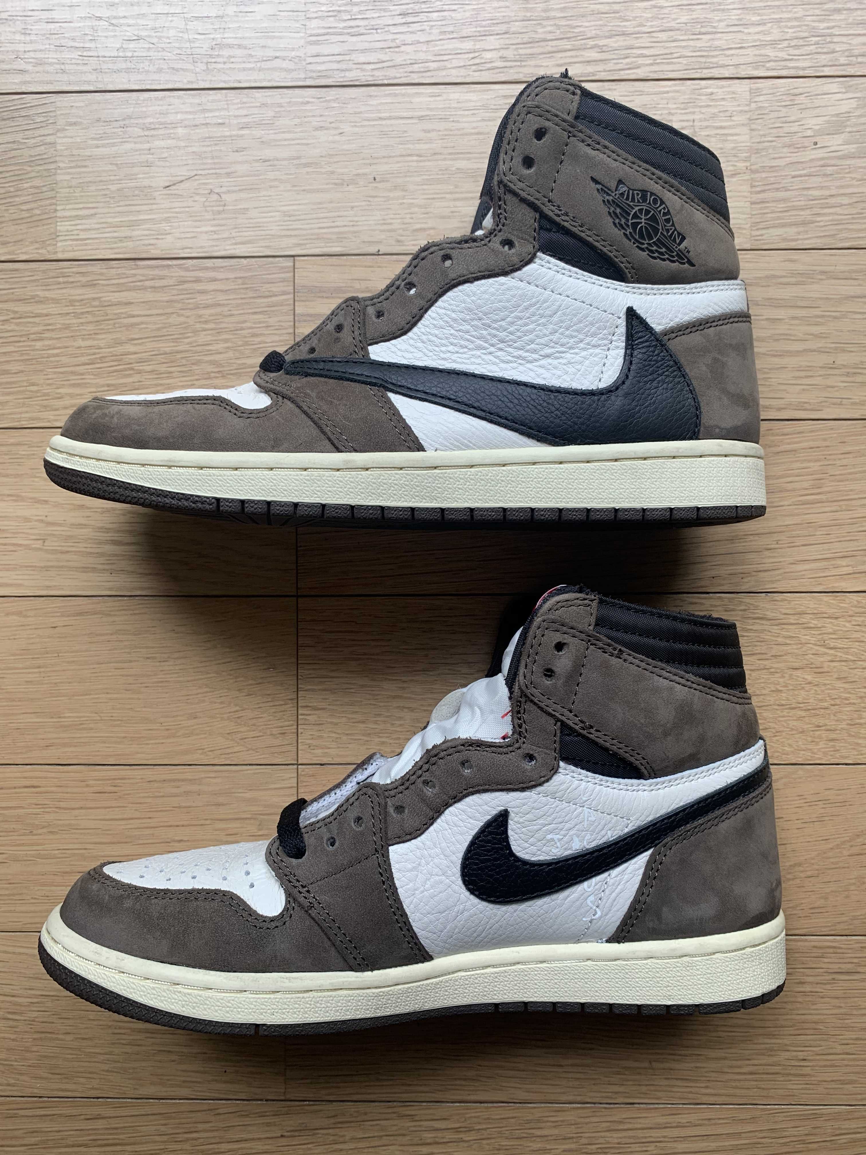 Travis Scott × Nike Air Jordan 1 Retro High OG TS SP "Sail/Dark Mocha"