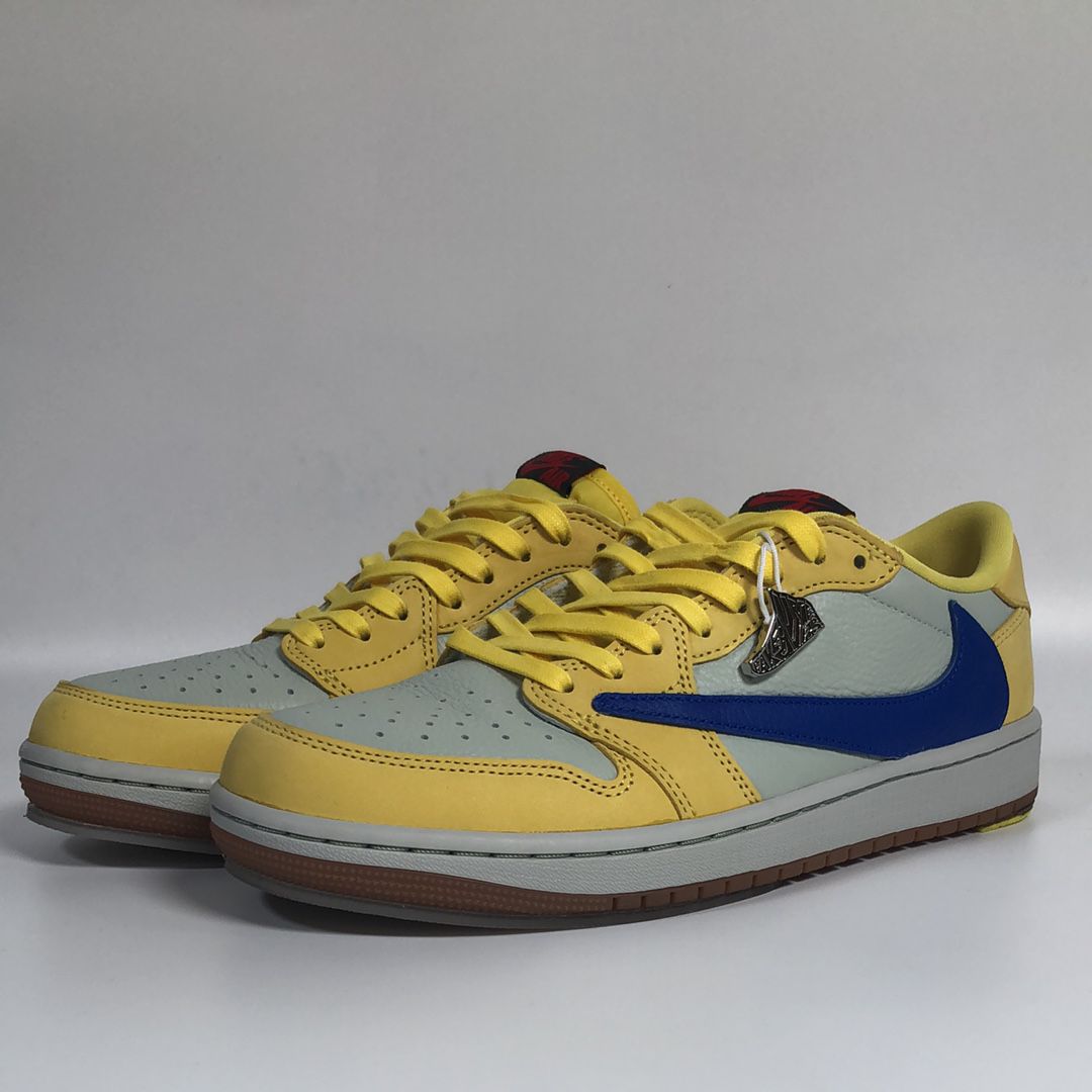 Travis Scott × Nike Women's Air Jordan 1 Retro Low OG "Canary"