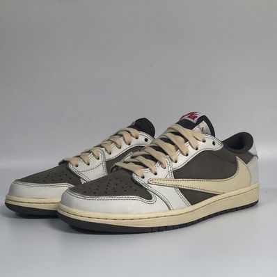 Travis Scott × Nike Air Jordan 1 Low OG SP "Reverse Mocha/Sail and Ridgerock"