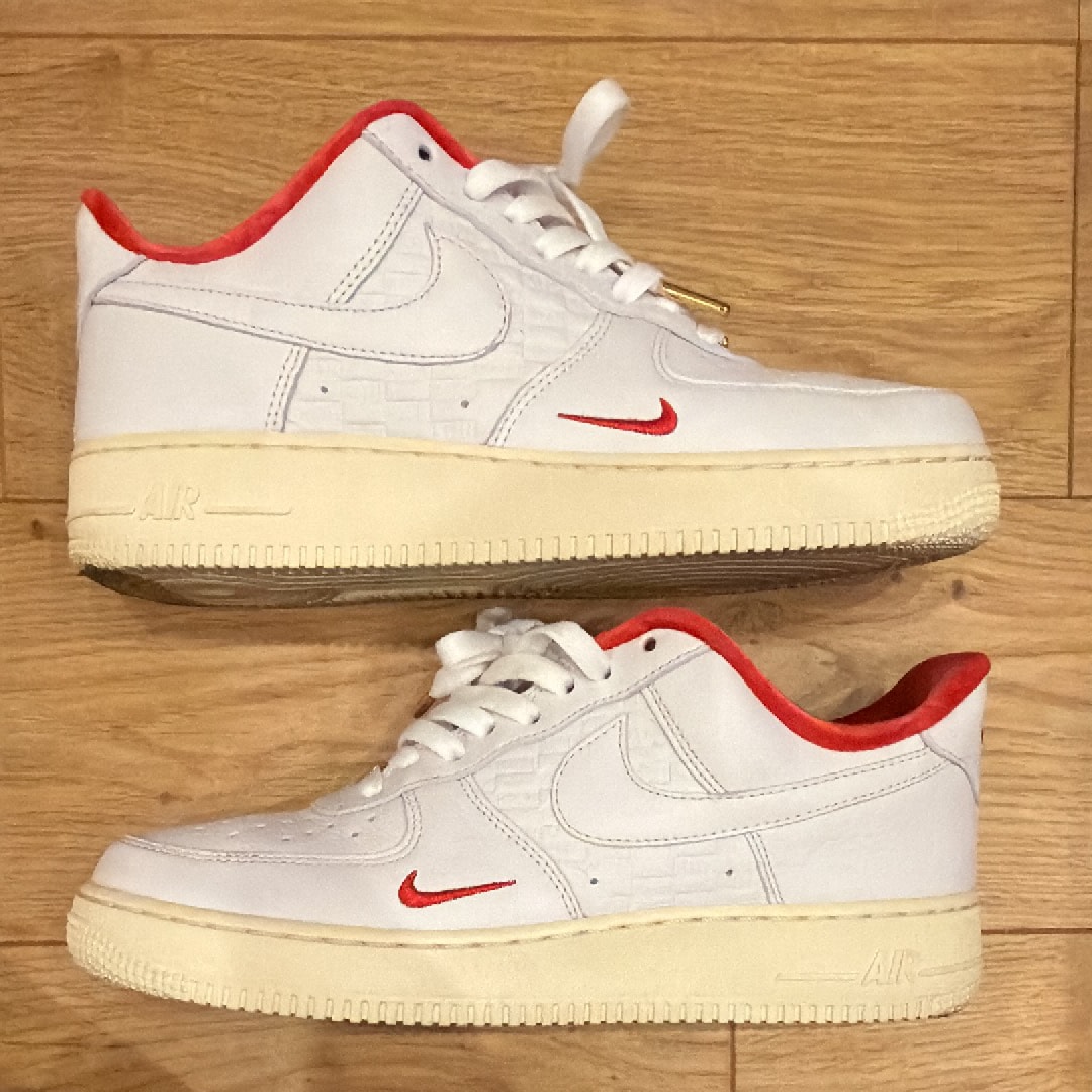 KITH × Nike Air Force 1 Low "White/Red"