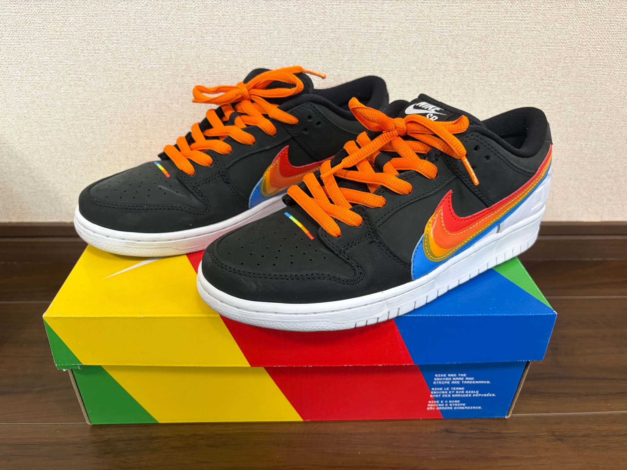 Polaroid × Nike SB Dunk Low Pro QS "Black/White"