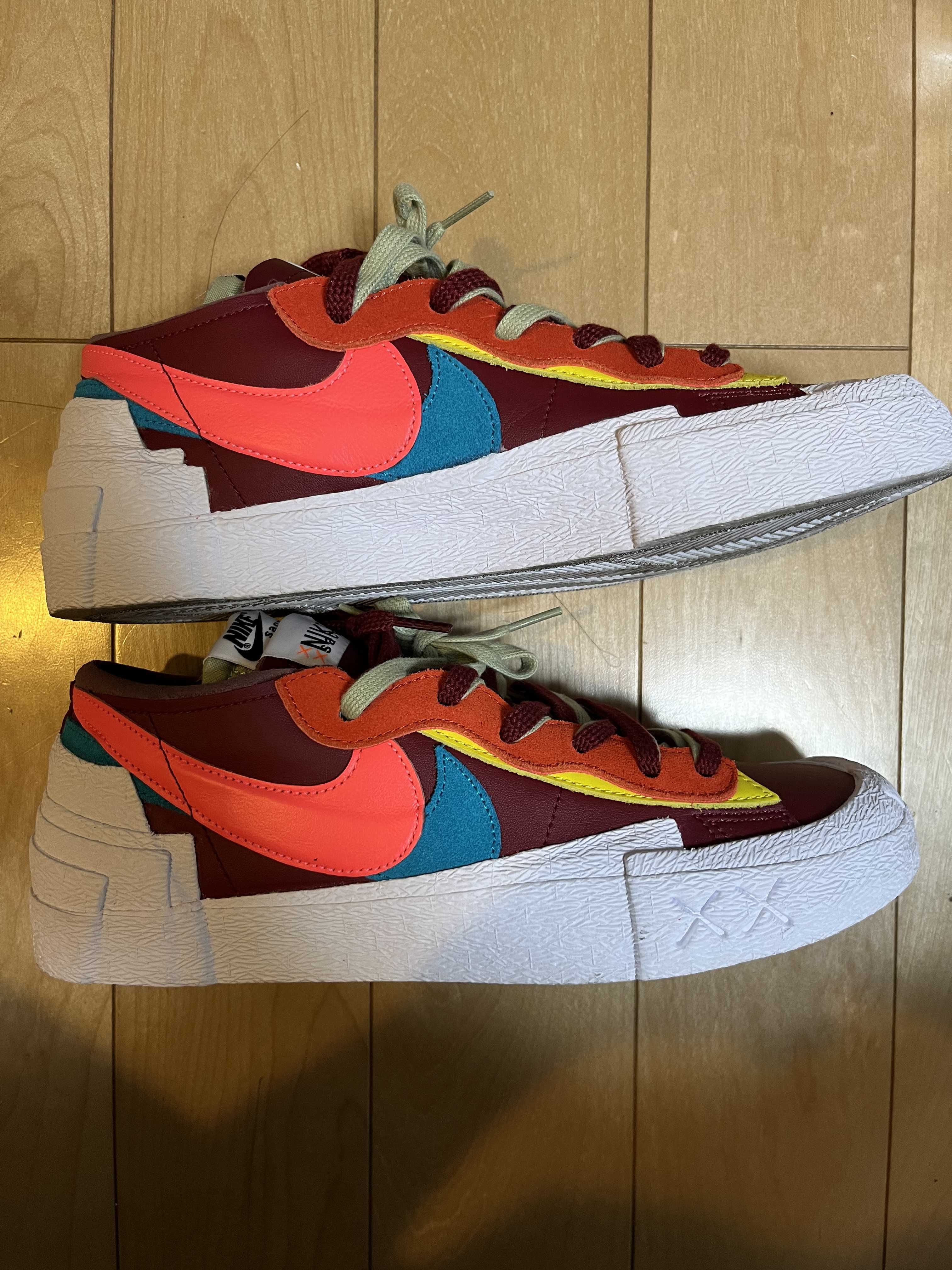 KAWS × sacai × Nike Blazer Low "Team Red"