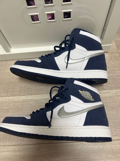 Nike Air Jordan 1 High OG CO.JP "White/Midnight Navy" (2020)(ブリーフケースなし)