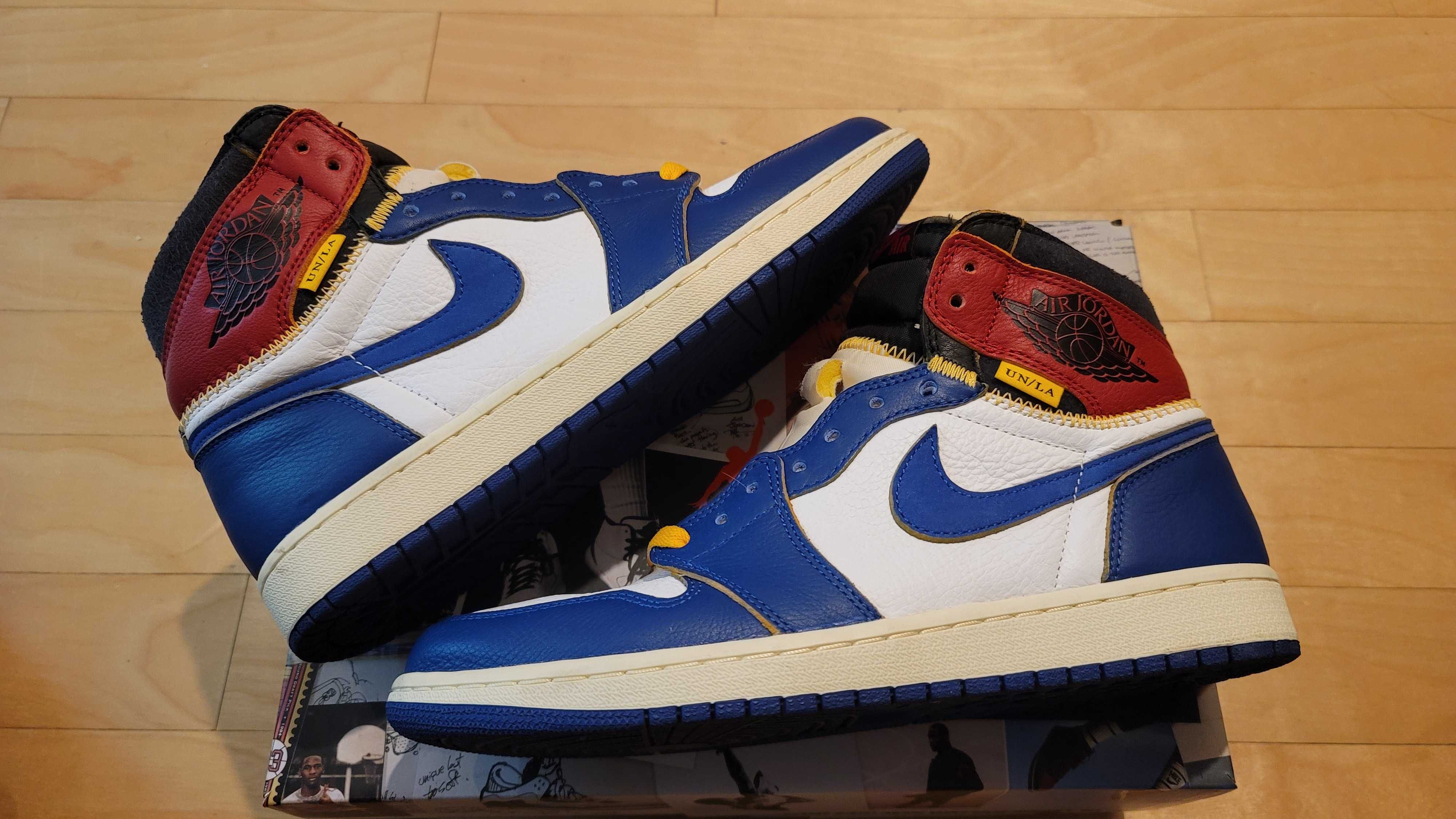 Union × Nike Air Jordan 1 Retro High OG NRG "Storm Blue/Varsity Red"