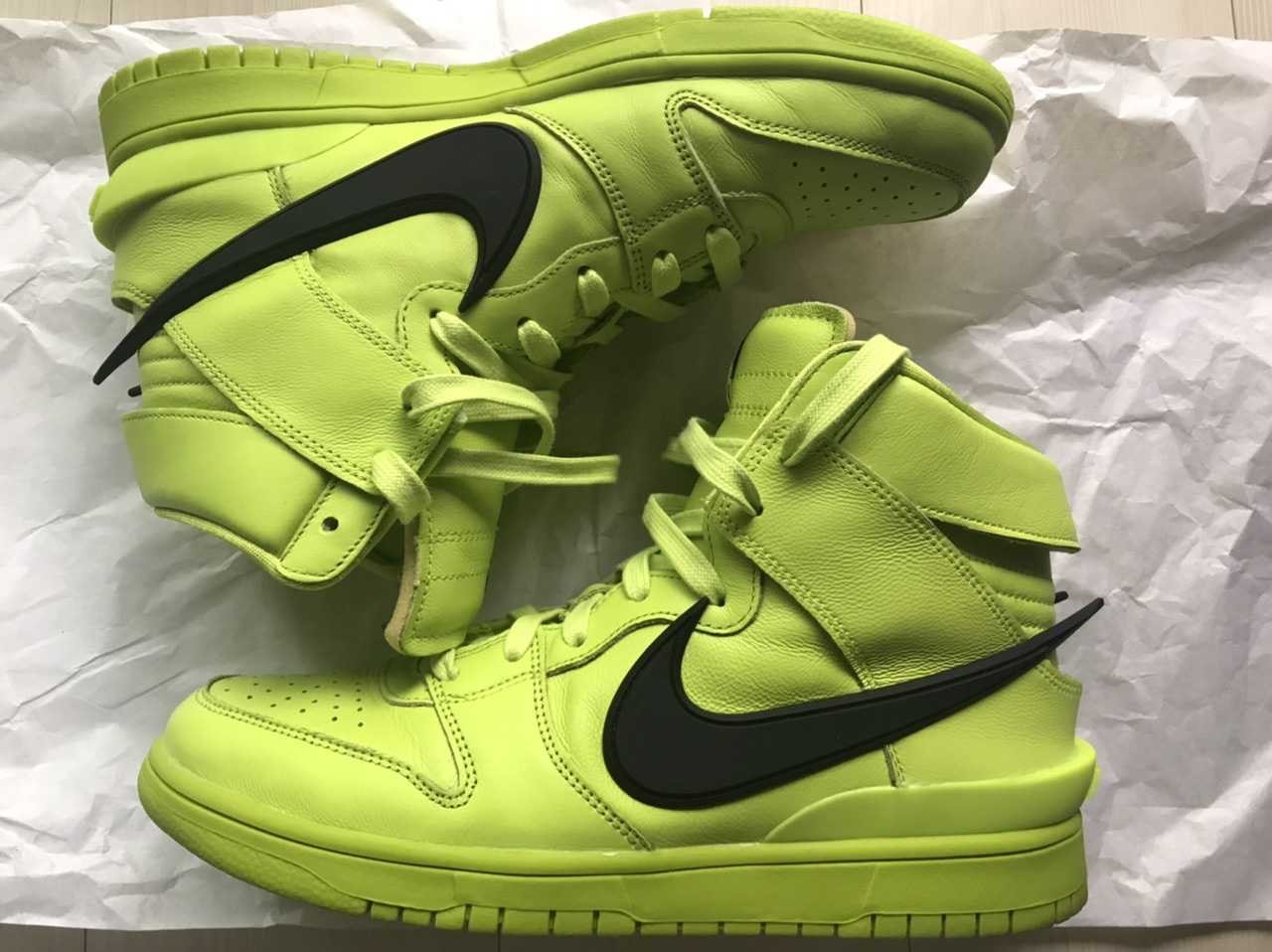 AMBUSH × NIKE DUNK HIGH "FLASH LIME"