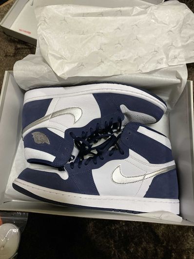 Nike Air Jordan 1 High OG CO.JP "White/Midnight Navy" (2020)(ブリーフケースなし)