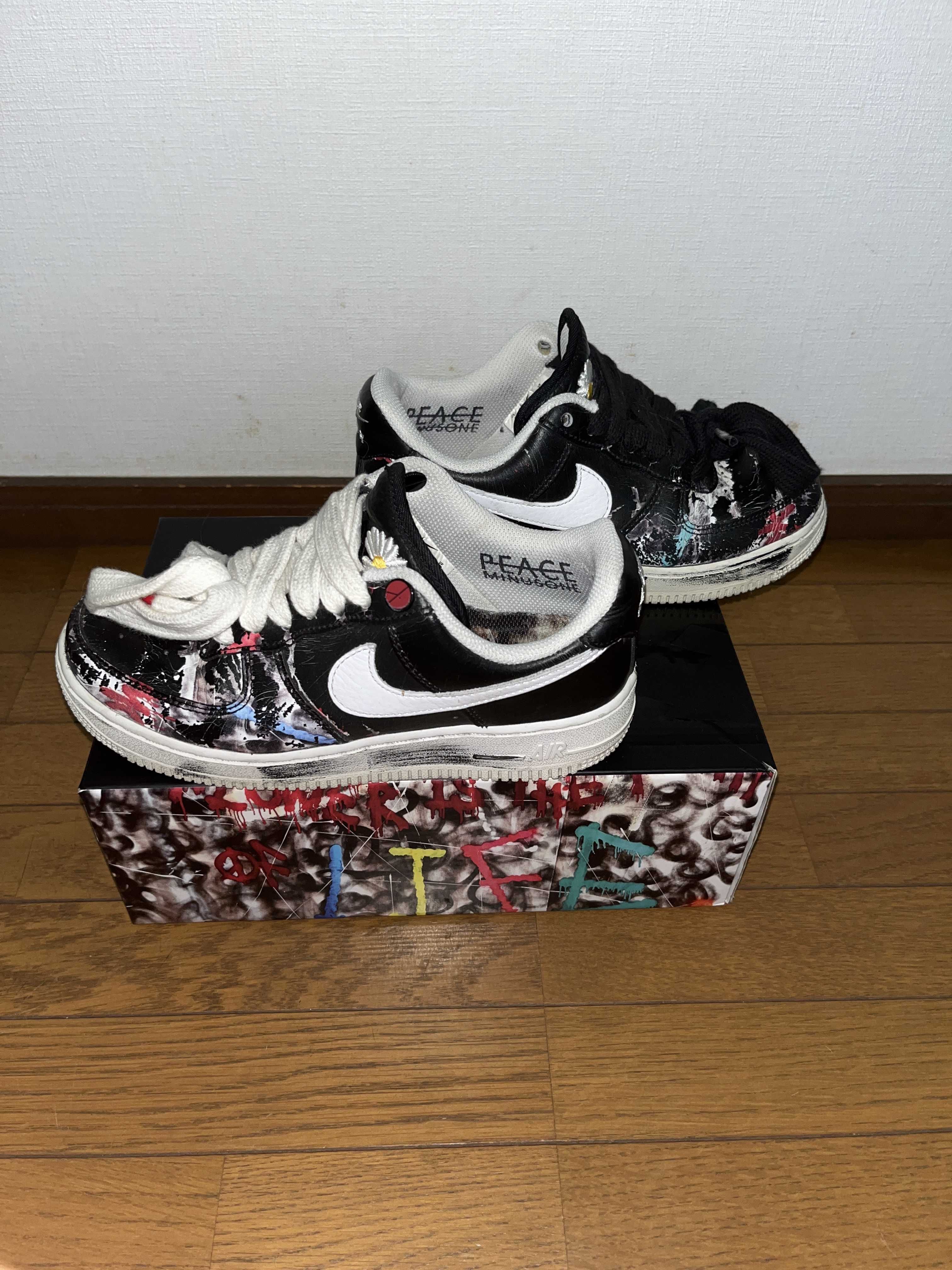 PEACEMINUSONE × Nike Air Force 1 Low Para Noise "Black" / G-DRAGON