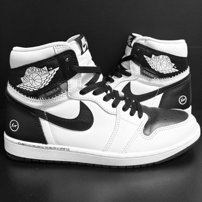 fragment design × UNION × Nike Air Jordan 1 Retro High OG "Black/White"
