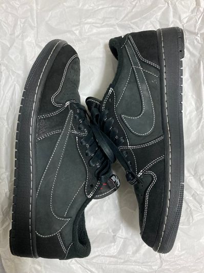 Travis Scott × Nike Air Jordan 1 Low OG SP "Black Phantom"