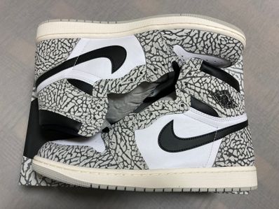 Nike Air Jordan 1 High OG "White Cement/Safari"