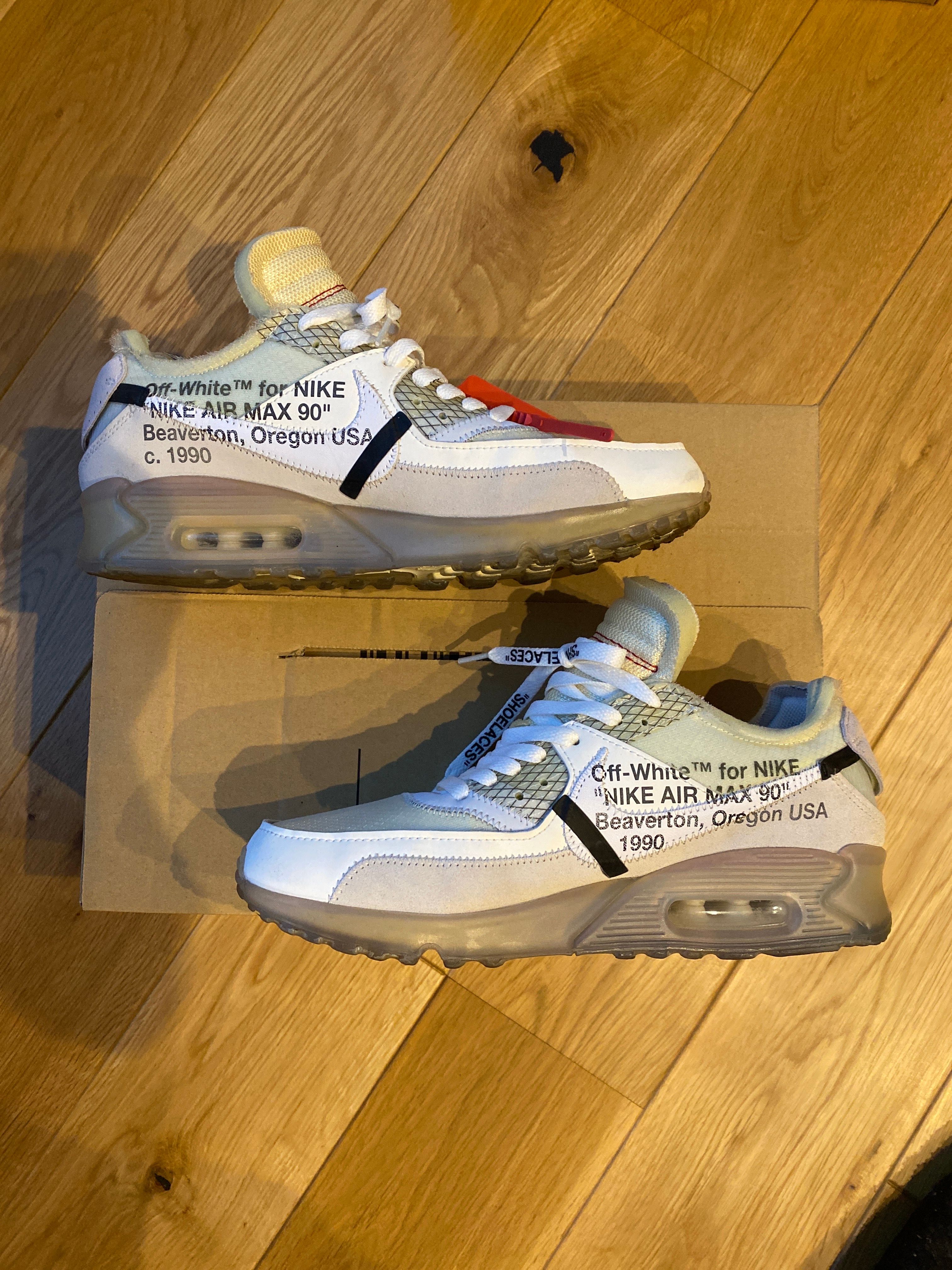 Off-White × Nike Air Max 90 "The 10/Sail"