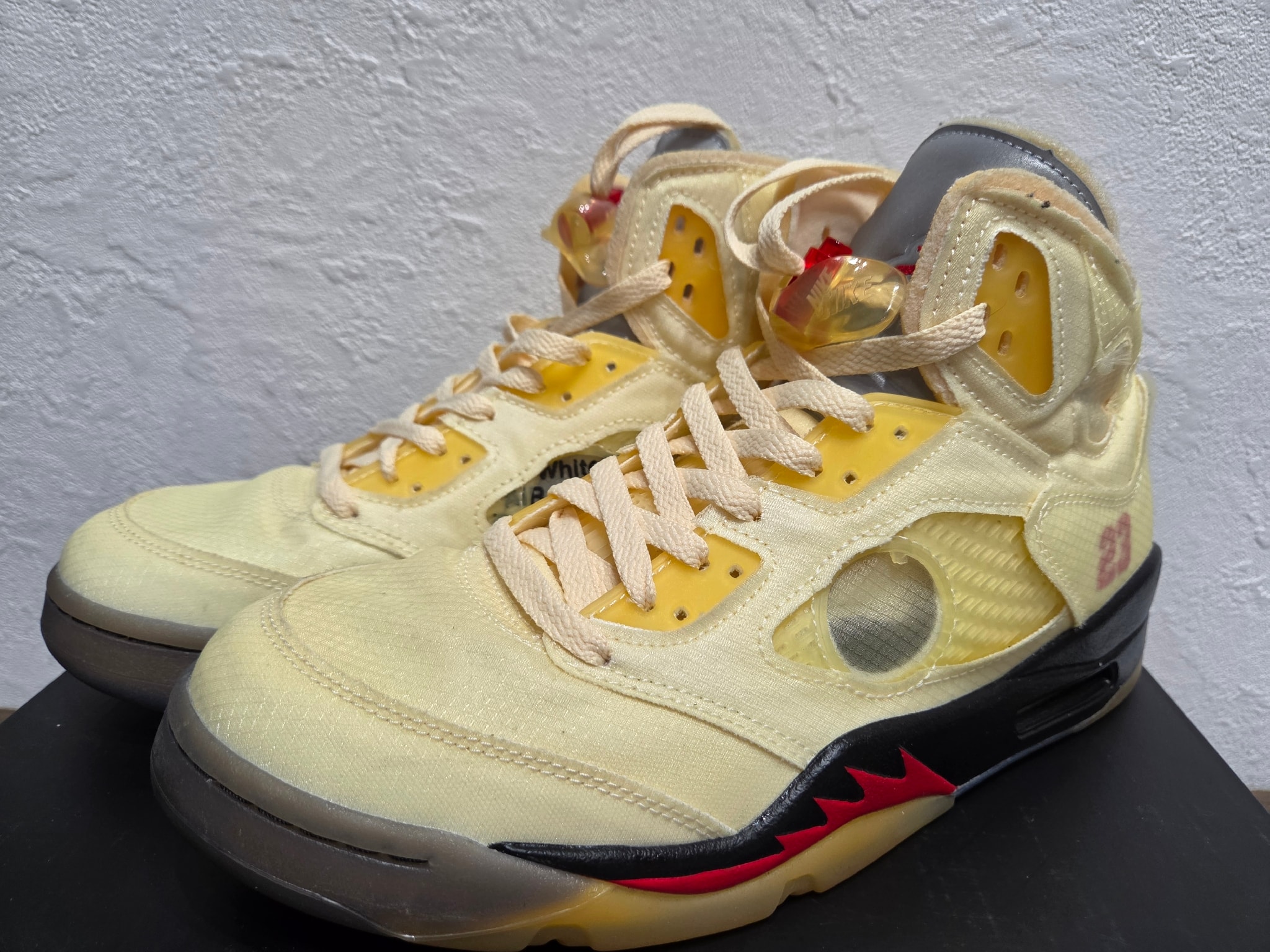 Off-White × Nike Air Jordan 5 "Sail"  