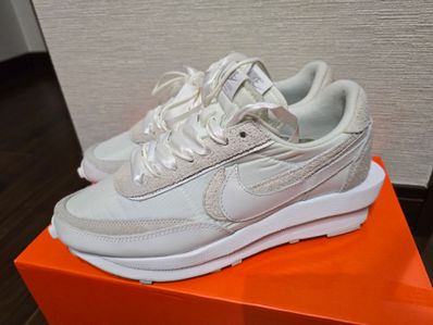 sacai × Nike LDV Waffle "Triple White"