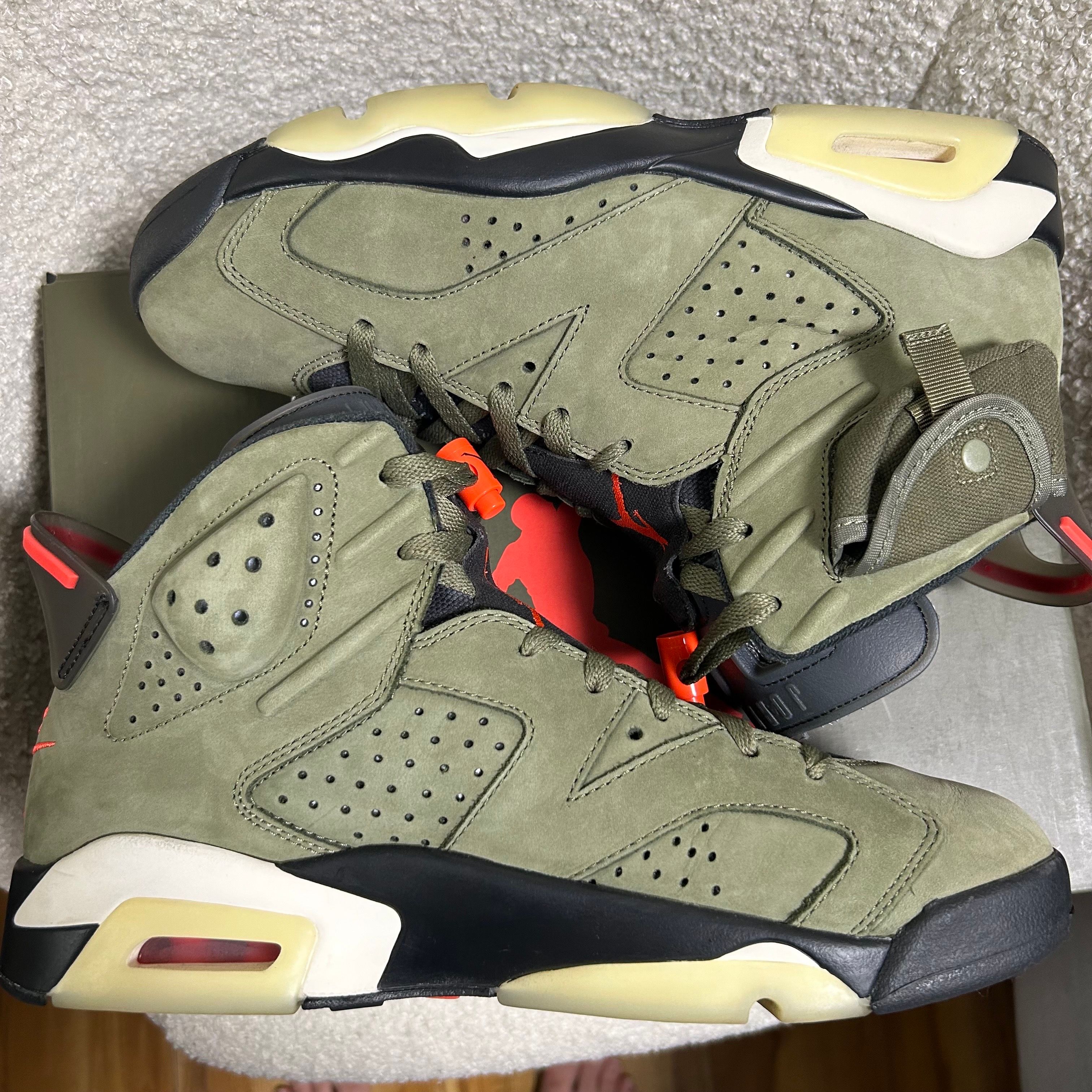 Travis Scott × Nike Air Jordan 6 Retro "Medium Olive"