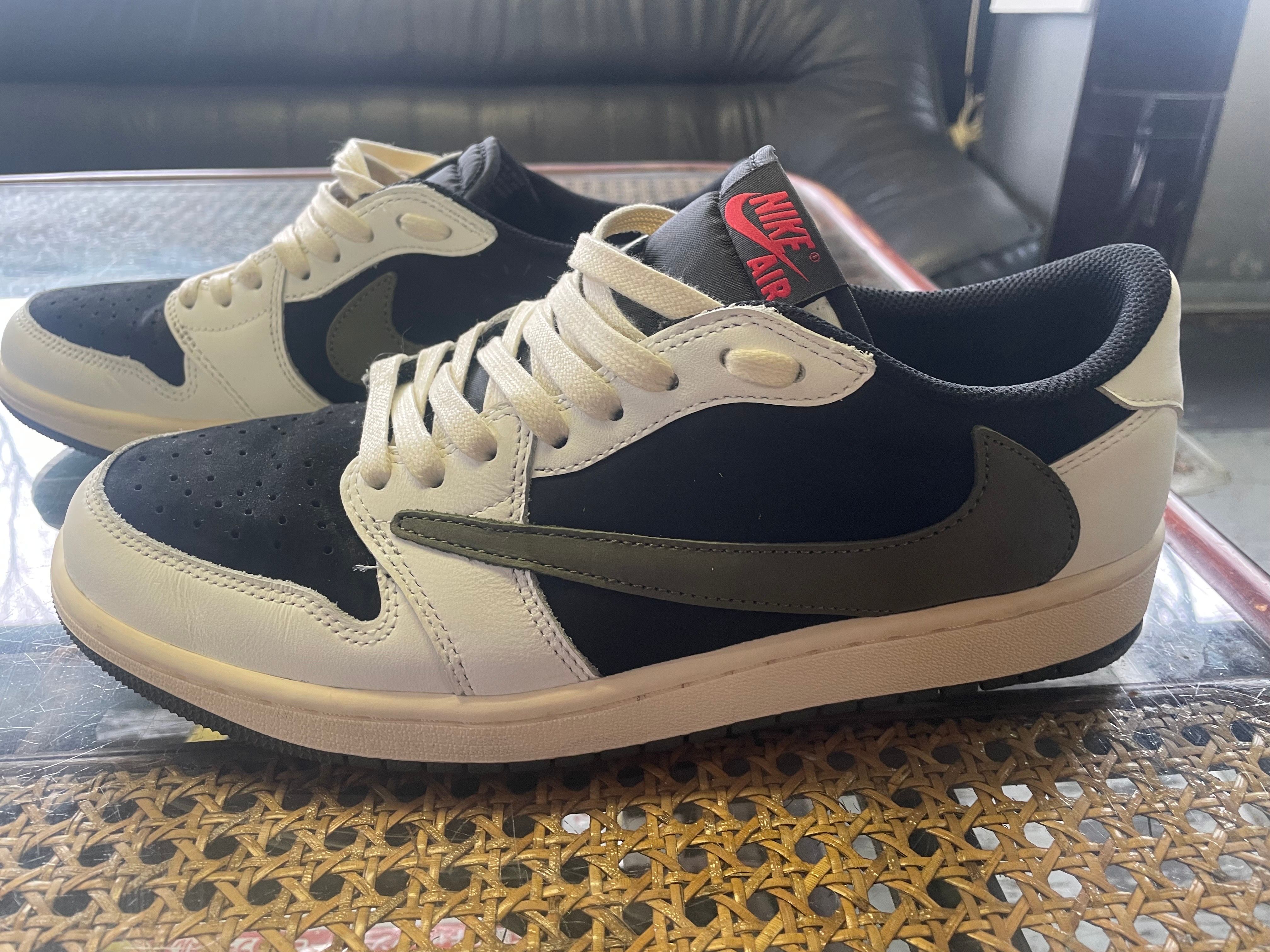 Travis Scott × Nike Women's Air Jordan 1 Low OG "Medium Olive"