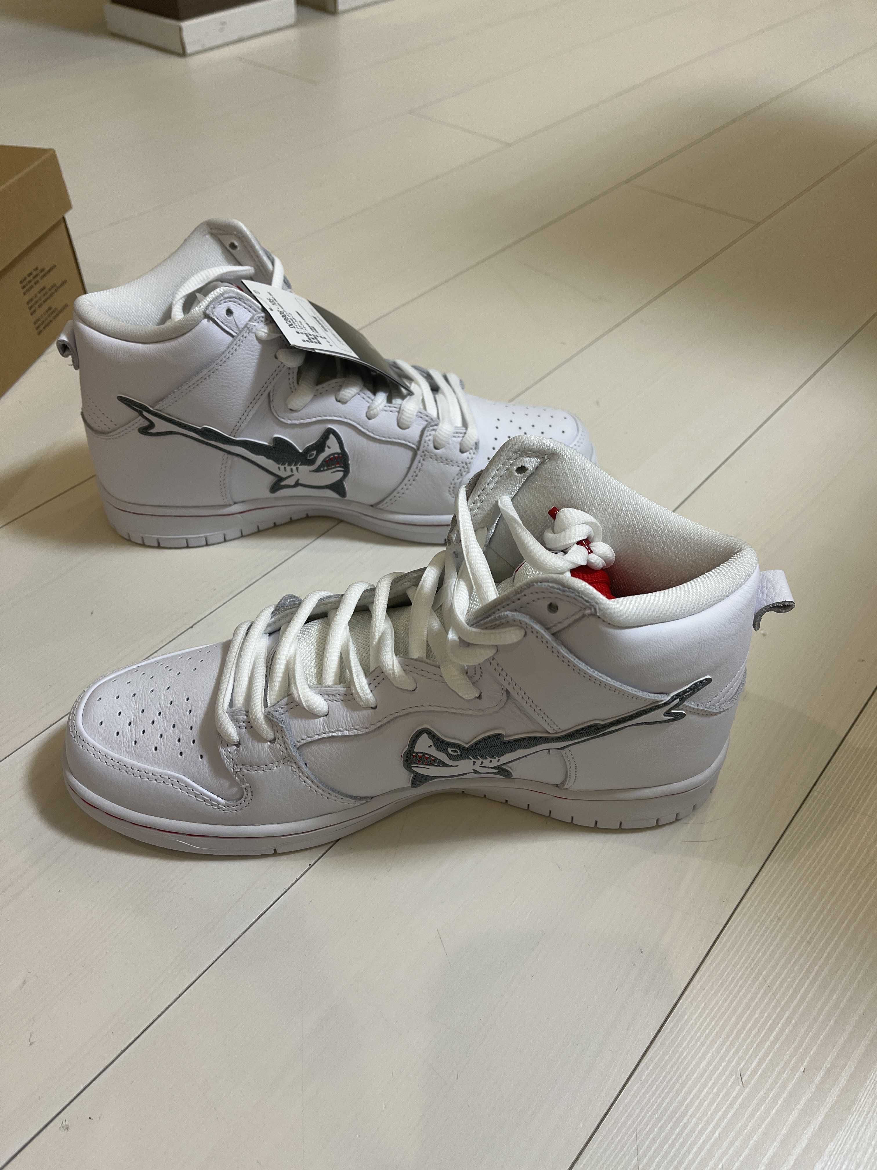 Oski x Nike SB Dunk High "Great White Shark"