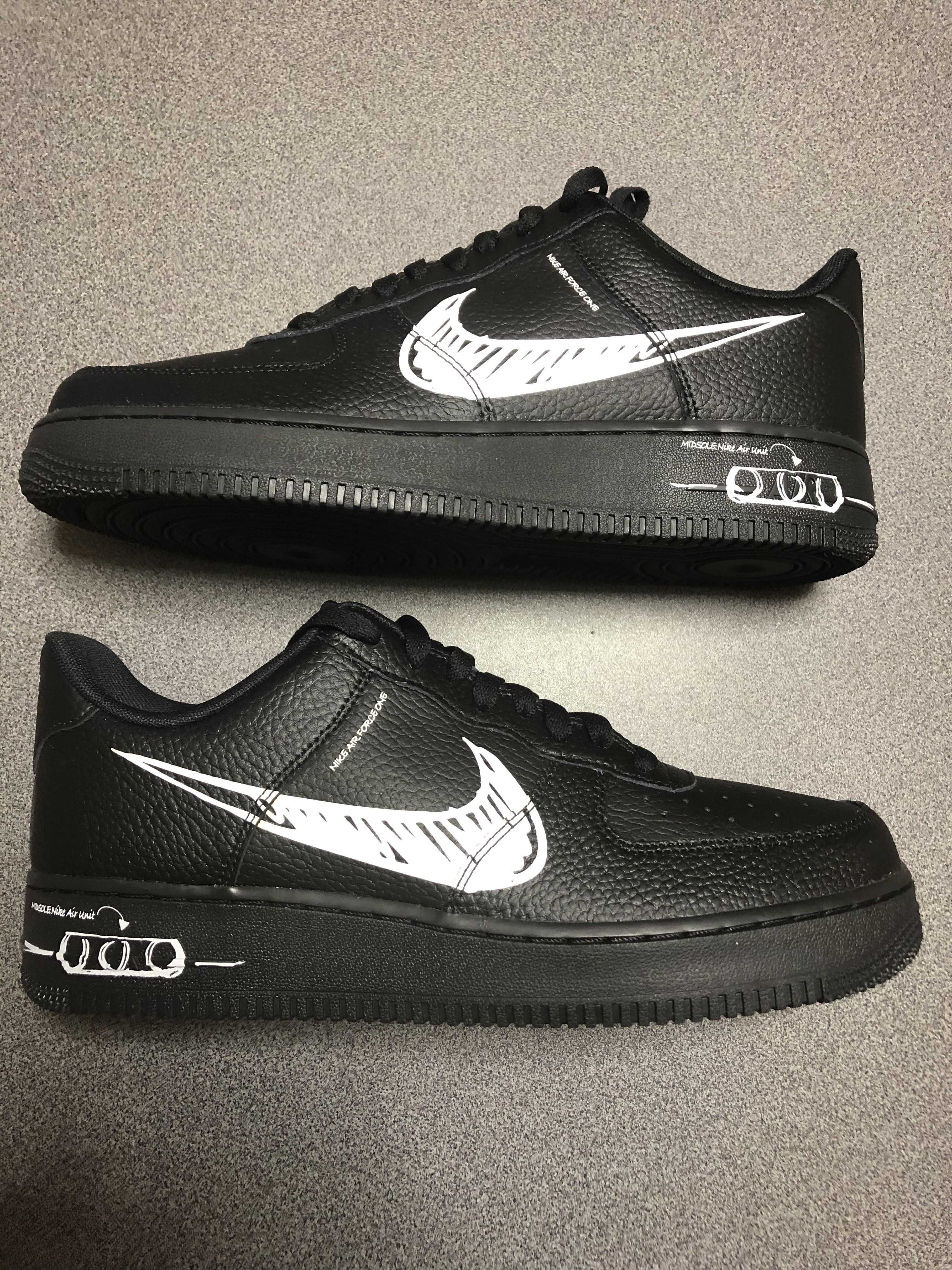 Nike Air Force 1 Low Lv8 Utility "White Sketch"   