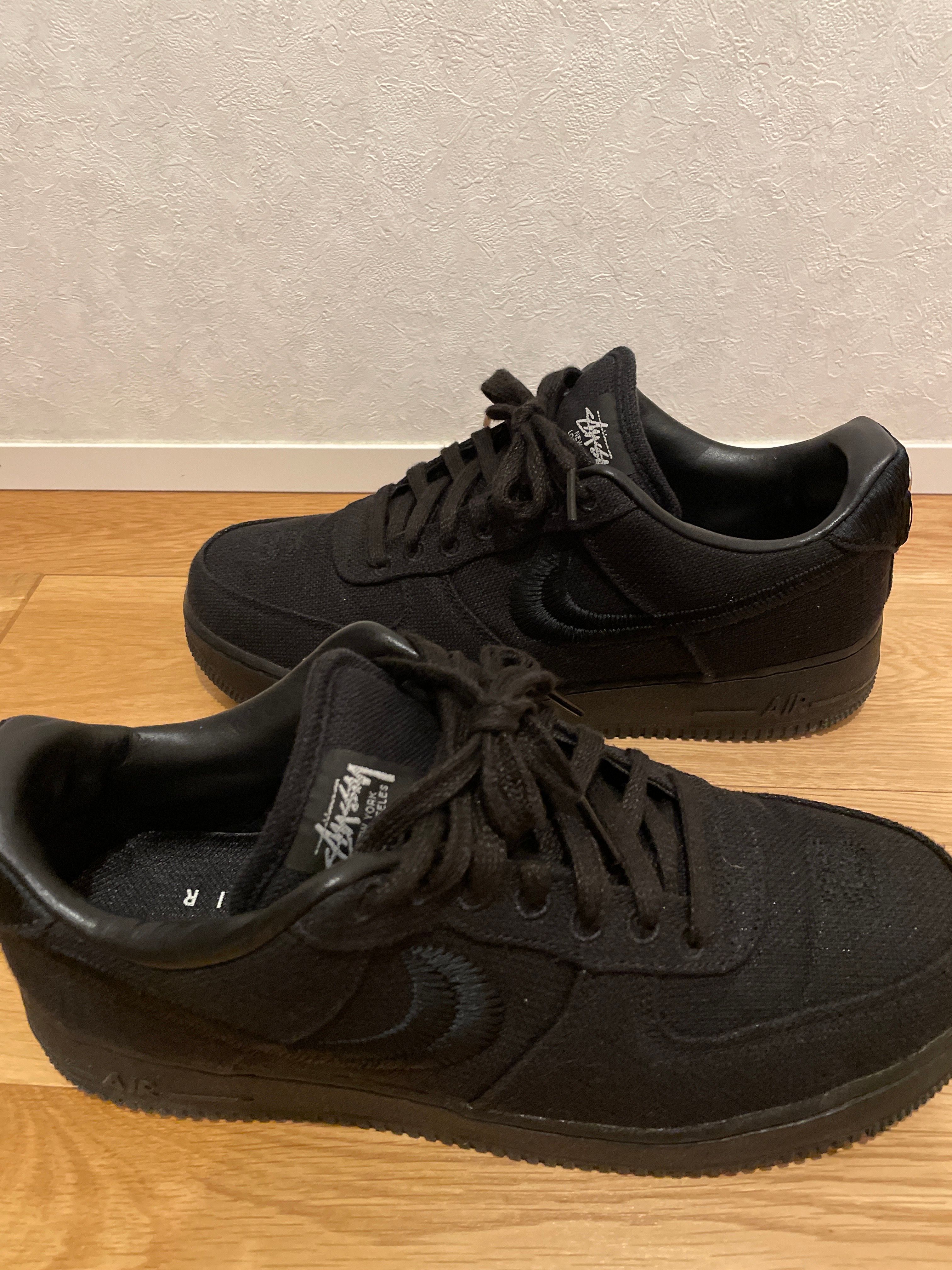 Stussy × Nike Air Force 1 Low "Triple Black"