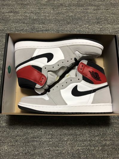 Nike Air Jordan 1 High OG "White/Black/Light Smoke Grey"
