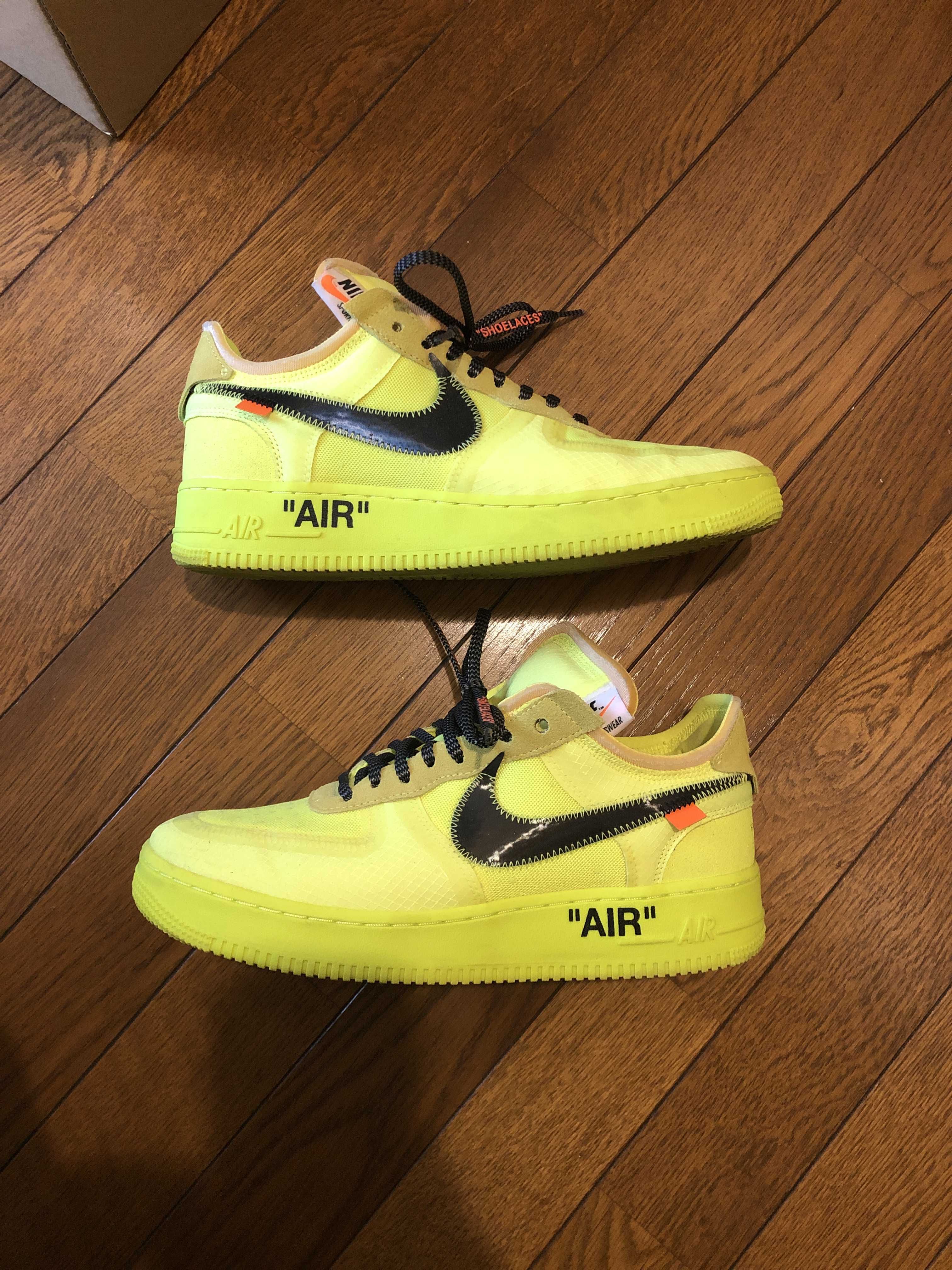 Off-White × Nike Air Force 1 Low "Volt"